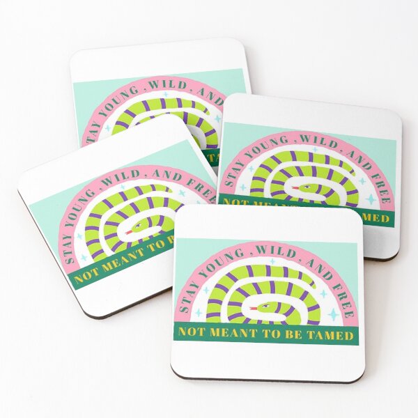 Item preview, Stay Young, Wild and Free - Not Meant To Be Tamed - Rainbow designed and sold by lduke47.