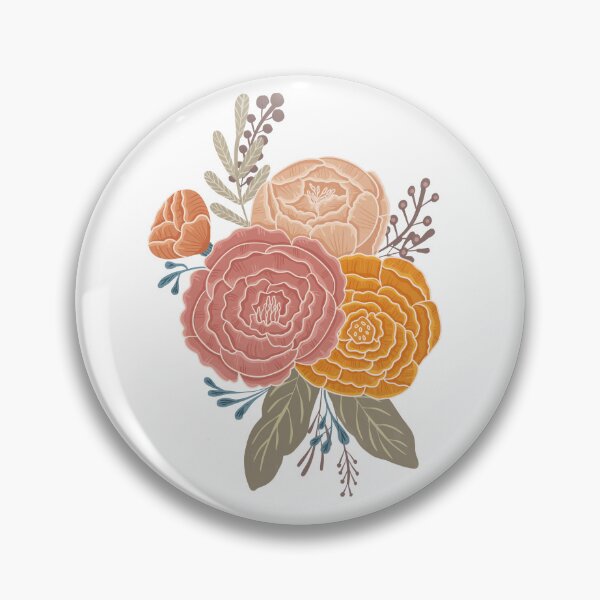 Artikelvorschau, Pfingstrosenblumenbouqueillustration entworfen und verkauft von tamongg14.