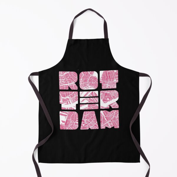 Item preview, Rotterdam Map Art Netherlands Holland Dutch White Pink designed and sold by cashewdays.