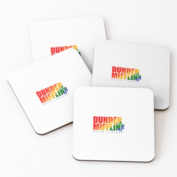 Item preview, dunder mifflin logo rainbow designed and sold by meganalexaa.