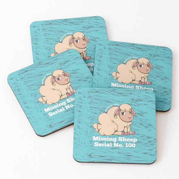 Item preview, Missing Sheep Serial Number 100 - Bible Matthew 18 Verse 22 Parable of The Lost Sheep designed and sold by MJDezigns.
