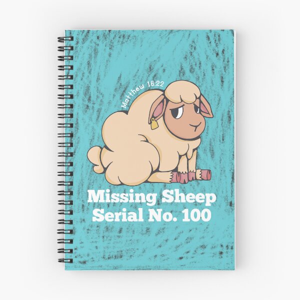 Item preview, Missing Sheep Serial Number 100 - Bible Matthew 18 Verse 22 Parable of The Lost Sheep designed and sold by MJDezigns.