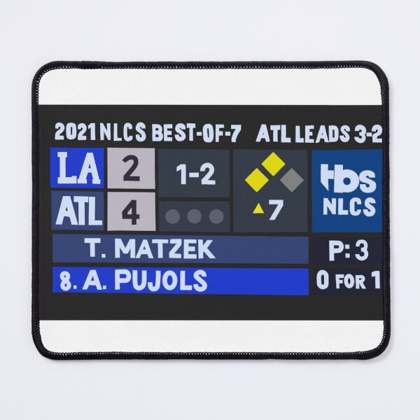 Item preview, Tyler Matzek Game 6 Scoreboard designed and sold by tyromac27.