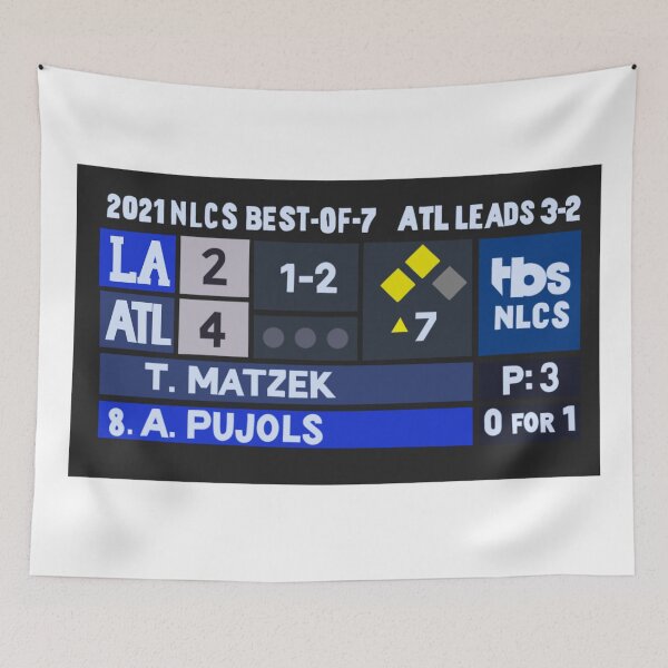 Item preview, Tyler Matzek Game 6 Scoreboard designed and sold by tyromac27.