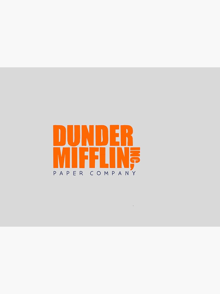 The Office - Dunder Mifflin Paper Company Logo - Black Canvas Print for  Sale by BestOfficeMemes