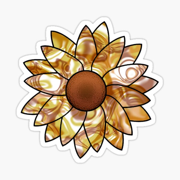 Sunflower Vibes Sticker