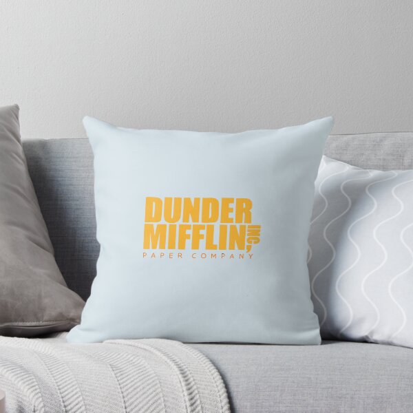 Artikelvorschau, Dunder Mifflin Logo gelb entworfen und verkauft von meganalexaa.