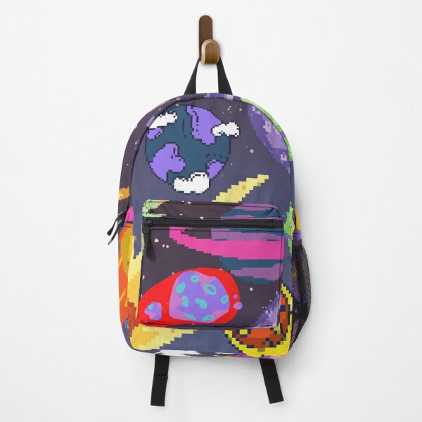 Item preview, Video game style space scene planets asteroids meteors designed and sold by greeneggsandbam.