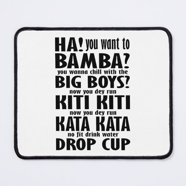 Item preview, Ha! You want to BAMBA? (black text) designed and sold by Groenendijk.