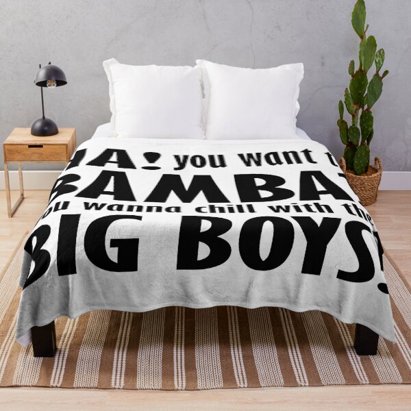 Item preview, Ha! You want to BAMBA? (black text) designed and sold by Groenendijk.
