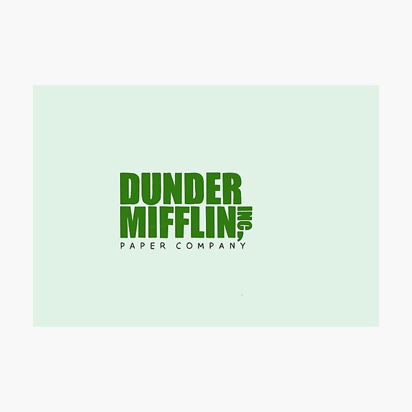 Dunder Mifflin Paper Company Photographic Print for Sale by thecansone