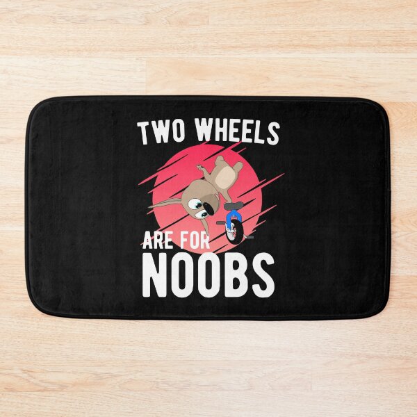Item preview, Funny Puppy on Unicycle - Two Wheels Are For Noobs designed and sold by onicon.