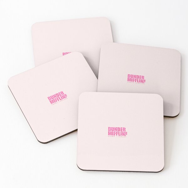 Item preview, dunder mifflin logo pink hearts designed and sold by meganalexaa.