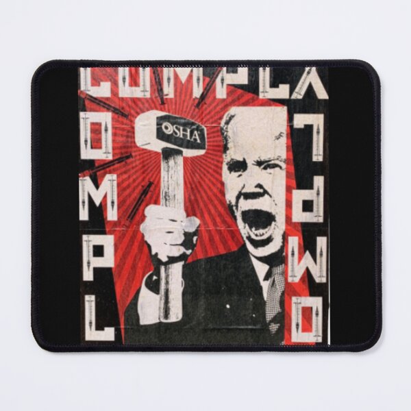 Item preview, Commie Biden Art, Comply Poster, Sarcastic humor shirt, wearable poster shirt, non compliance designed and sold by NancyGarner.