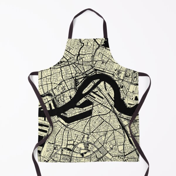 Item preview, Rotterdam City Street Map Art Cartography Yellow Black designed and sold by cashewdays.