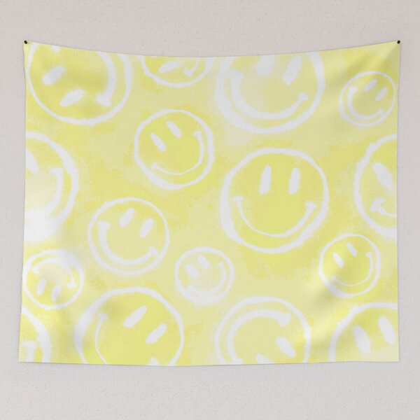 Aperçu de l'œuvre Yellow Tie-Dye Smileys créée et vendue par Carolina Diaz.