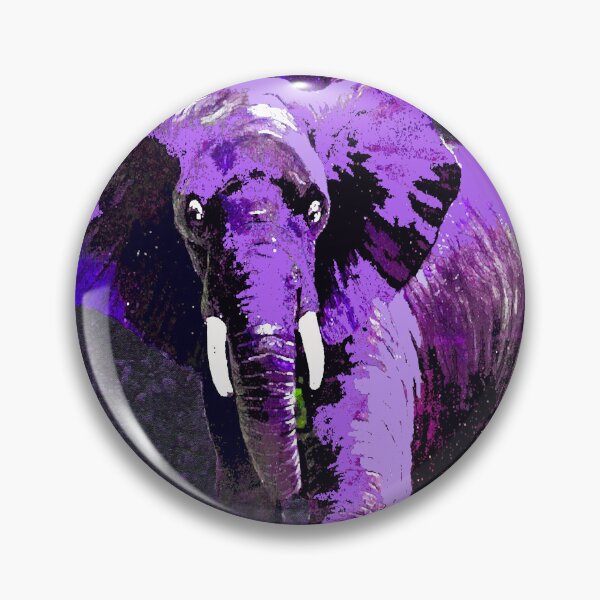 Item preview, ELEPHANT PURPLE VIOLET SPARKLE designed and sold by Overthetopsm.