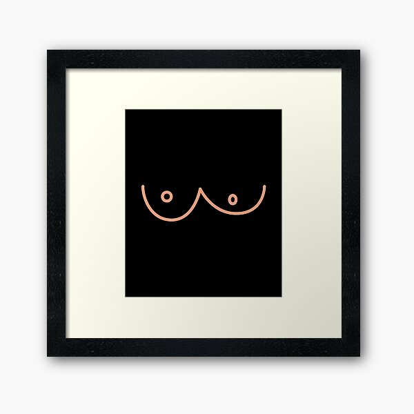 Free the Nipple – OK/Pinch Emoji Framed Art Print for Sale by duttydesign