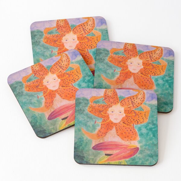Item preview, Talking Tiger Lily Watercolor designed and sold by TurnipWilson.