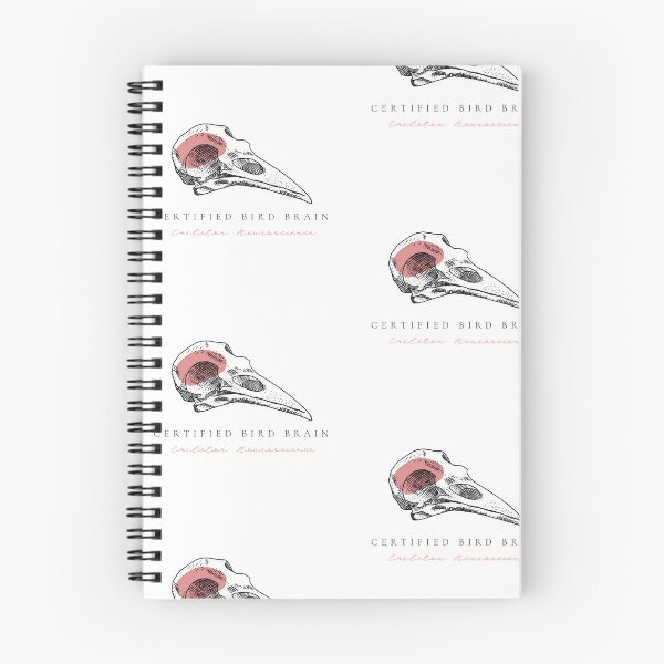 Item preview, Certified Bird Brain (White) designed and sold by CUNeuroscience.