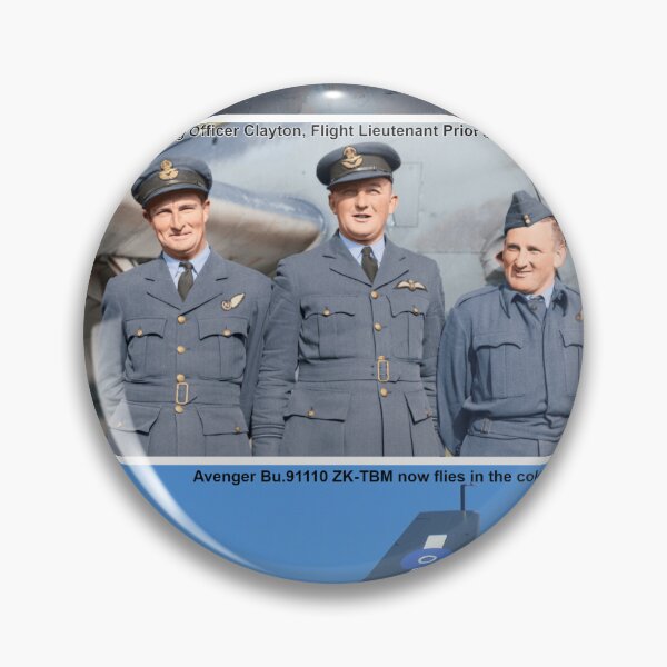 Item preview, RNZAF Avenger TBF-1C NZ2518 "PLONKY" and her crew designed and sold by Rarity-Color.