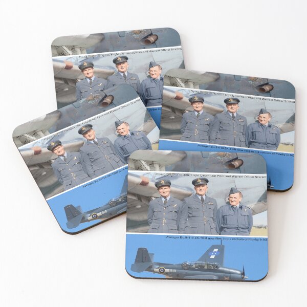 Item preview, RNZAF Avenger TBF-1C NZ2518 "PLONKY" and her crew designed and sold by Rarity-Color.