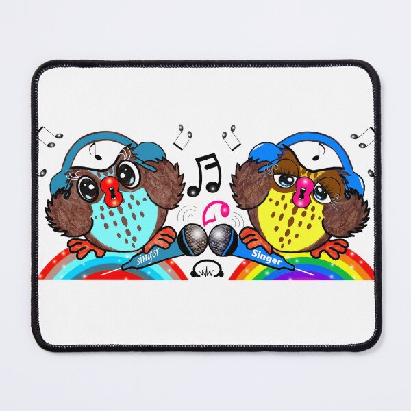 Item preview, Owls - Happy singers designed and sold by Shirley cute art .