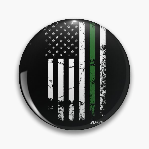 Item preview, Green Line Flag designed and sold by PDFD.