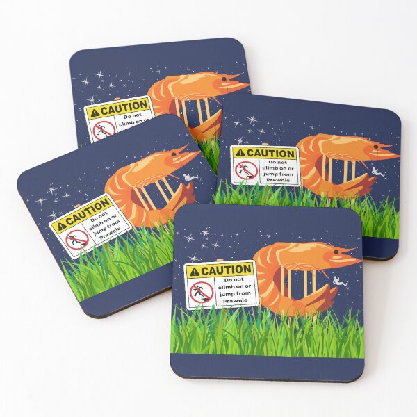 Item preview, Do not climb on or jump from Prawnie - in the Big Prawn range of designs  designed and sold by Container  of Dreams.