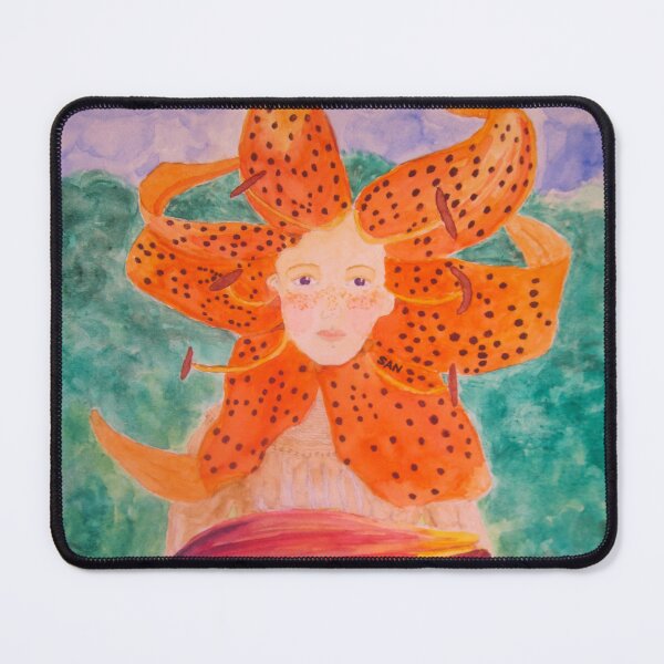 Item preview, Talking Tiger Lily Watercolor designed and sold by TurnipWilson.