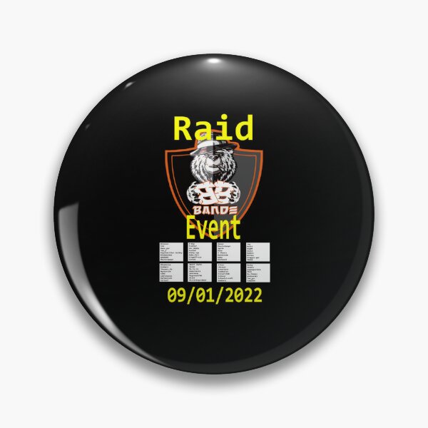 Item preview, BBB Raid Event 2022 Classic designed and sold by NancyGarner.