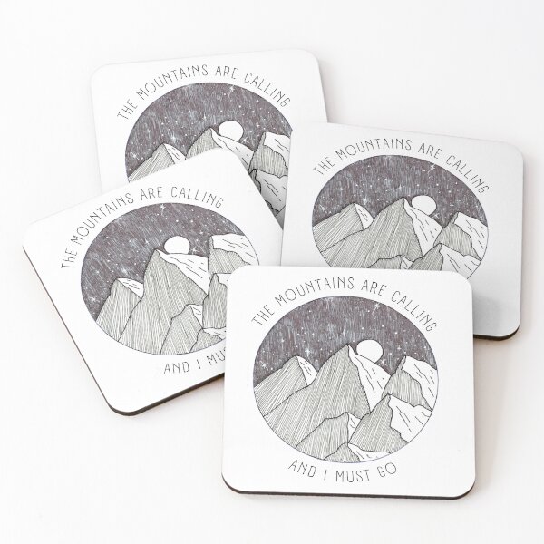 Item preview, the mountains are calling designed and sold by BohoHiker.