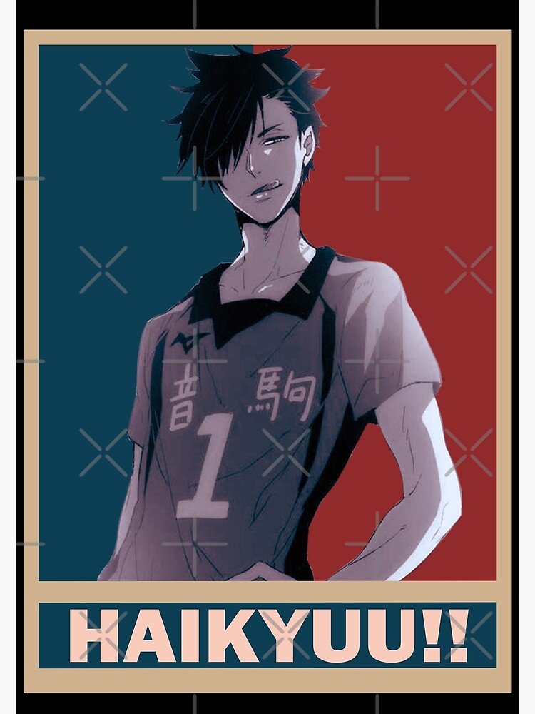 "Tetsurou Kuroo Haikyu Haikyuu Vintage Vector Anime Design" Poster by