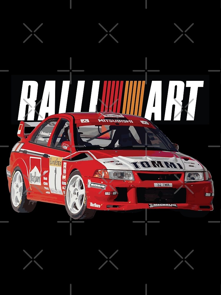 Evo 6 TME WRC RALLIART Mitsubish Evolution Enkei Tommi Mäkinen | Poster