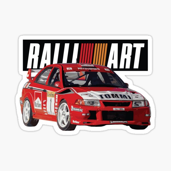 Genuine Ralliart Mr 557509 Decal X 2 Lancer EVO 6 Tommi Makinen Genuine Ralliart Mr 557509 Decal X 2 Lancer EVO 6 Tommi Makinen