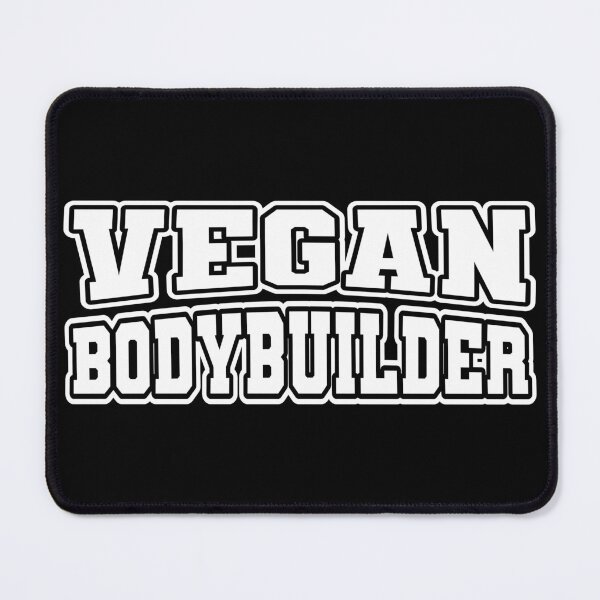 Item preview, Vegan Bodybuilder Preppy Bodybuilding Fitness Gym Weightlifting White designed and sold by cashewdays.