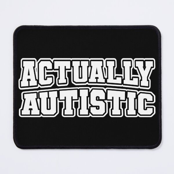 Item preview, Actually Autistic Autism Awareness Preppy White Neurodivergence designed and sold by cashewdays.