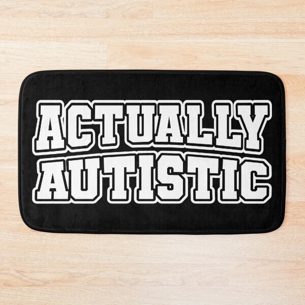 Item preview, Actually Autistic Autism Awareness Preppy White Neurodivergence designed and sold by cashewdays.