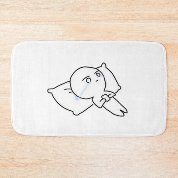 Item preview, Crying in bed with phone meme designed and sold by uncannyjuice.