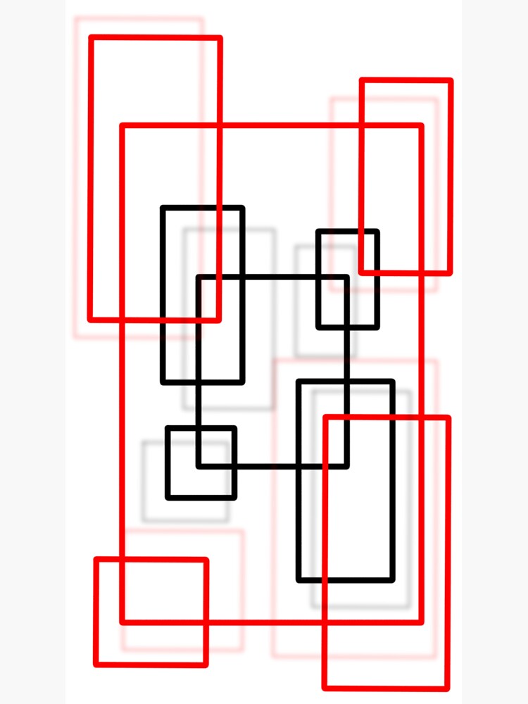 "3d Rectangular Design Pattern" Sticker for Sale by Akashdigiart