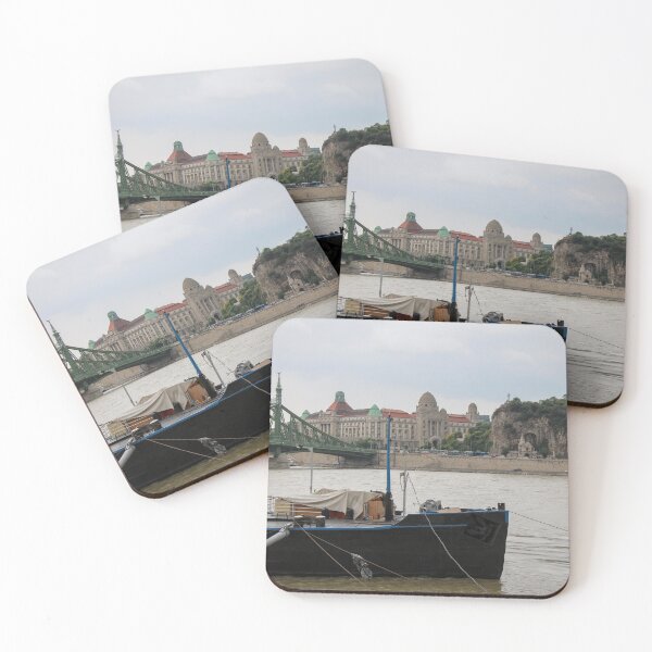 Item preview, A view across the Danube to Liberty Bridge and Gellert in Budapest designed and sold by SnapTPhotograph.