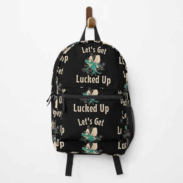 Item preview, Let's Get Lucked Up, Funny St. Patrick's Day Design for Frog Lovers designed and sold by Auntieck.