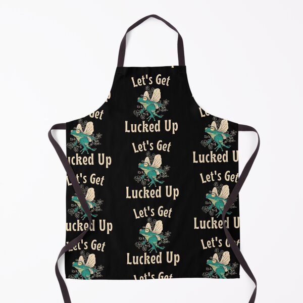 Item preview, Let's Get Lucked Up, Funny St. Patrick's Day Design for Frog Lovers designed and sold by Auntieck.