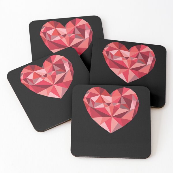 Item preview, Low Poly Heart Classic designed and sold by NancyGarner.
