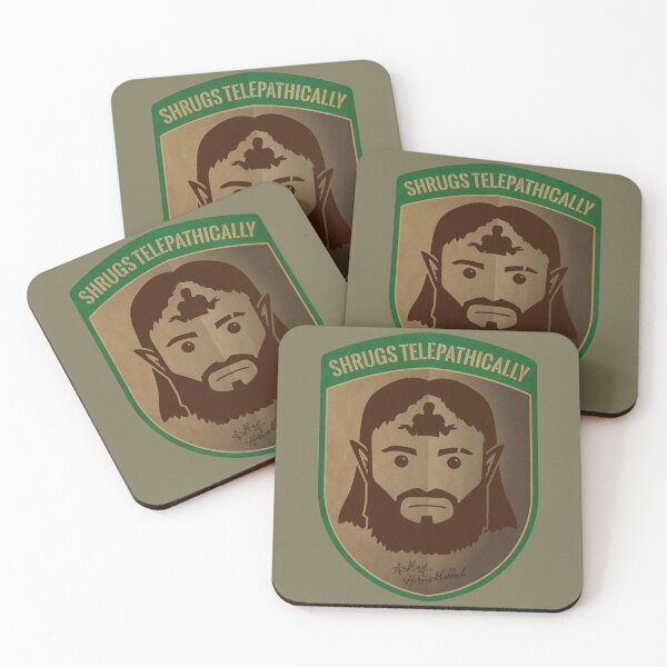 Item preview, Shrugs Telepathically designed and sold by Sparabel Productions.