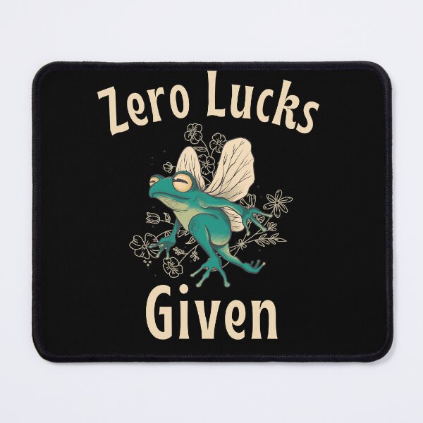 Item preview, Zero Lucks Given, Let's Get Lucked Up, Funny St. Patrick's Day Design for Frog Lovers designed and sold by Auntieck.