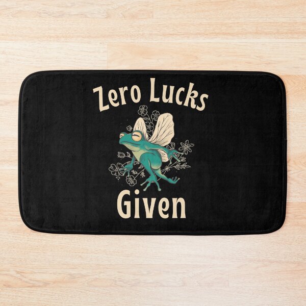 Item preview, Zero Lucks Given, Let's Get Lucked Up, Funny St. Patrick's Day Design for Frog Lovers designed and sold by Auntieck.