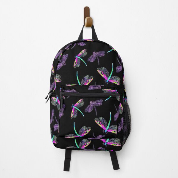 Item preview, Purple Dragonflies On Black designed and sold by SweetThreads79.