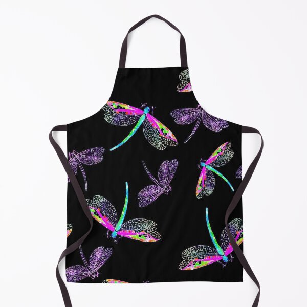 Item preview, Purple Dragonflies On Black designed and sold by SweetThreads79.