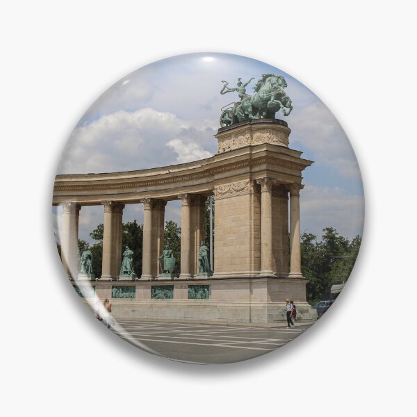 Item preview, Heroes Square on a summers day in Budapest, Hungary designed and sold by SnapTPhotograph.